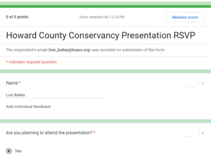 Lois Bailey Registration